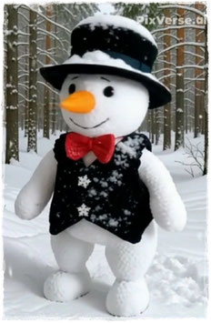 Schneemann Flocke