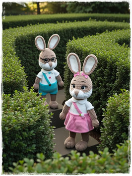 Osterhasen Fritzi und Franzi