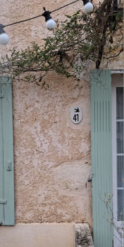 Numéro de maison Hirondelle