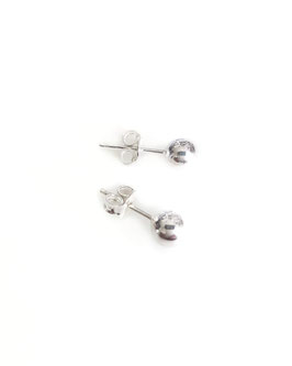 PERLA 6 mm - Boucles d'oreilles perles en argent