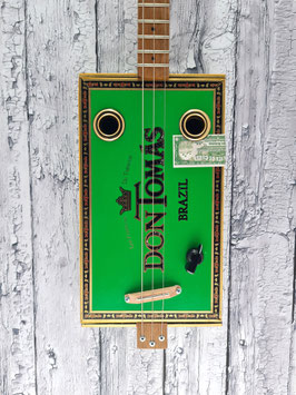 Cigar box guitar 3 cordes  DON TOMAS VERTE