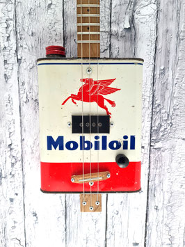 Oil can guitar 3 cordes - MOBIL OIL