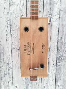 Cigar box guitar 3 cordes- QUAI D'ORSAY BOIS BRUT
