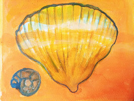 Kreativer Workshop - 28.06.2026  14 - 17:30 Uhr - Ein Tag am Meer - Wasser und Wellen als Sinnbild unserer Gefühlswelt