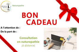 BON CADEAU - CONSULTATION EN NATUROPATHIE (à distance)