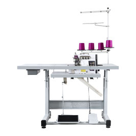 Texi Cinque 1F  Premium Ex Mechatronische 5 Faden Overlockmaschine mit eingebautem AC Servo Motor, Controlbox und Nadelpositionierung