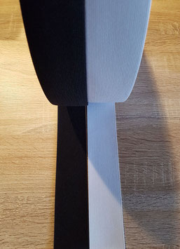 (1,00€/m) 5 m Gummiband 50 mm Breite Farbe schwarz, weiß Normale Spannkraft