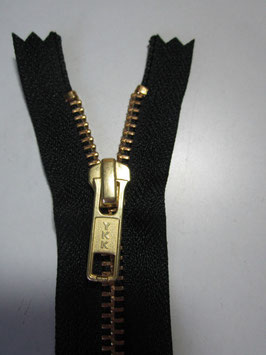 (2,20 € / Stück)    2 Stück Stabile Jeanshosen Reißverschluße von YKK 10 cm Farbe : Schwarz