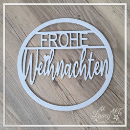 Türschild "Frohe Weihnachten"