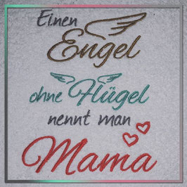 Gästetuch mit Spruch - "Engel-Mama"