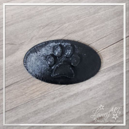 Kekstempel OVAL (3D-Druck) "MOTIV - Hundepfote"