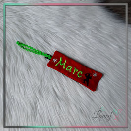 Lesezeichen "Ninja & NAME" Wunschstoff - Design: Marc