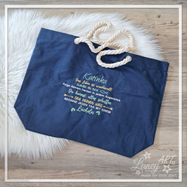 Baumwoll-Shopper mit Spruch "Konfirmation" (Beispiel Katinka)