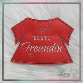 Flaschenhemd • Stickdesign "Beste Freundin"
