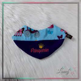 Babyhalstuch Jersey "Prinzessin Blau-Lila"