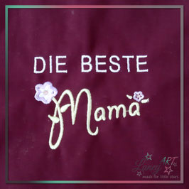 Baumwollbeutel (groß) "DIE BESTE MAMA"