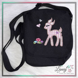 Kindertasche (Kiga-Tasche) "Name & Reh"