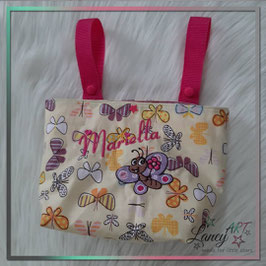 Kleine Lenkertasche "NAME & Motiv" (Wunschstoff)