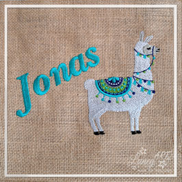 Jutetasche "Lama" - Design: Jonas