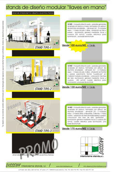 promo stands "llaves en mano"