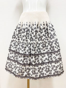 IS-8477-3WF   アニマル柄3段フリルスカート(54cm丈）