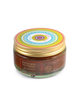 Savon noir Argan 175g - Fleur d'Oranger