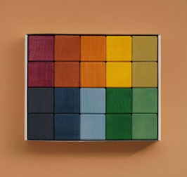 Earth colors cubes set