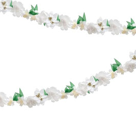 Girlande white blossom