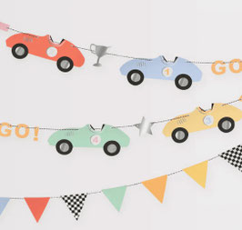 Girlande Rennauto