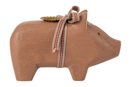 Kerzenständer Schwein klein, altrosa