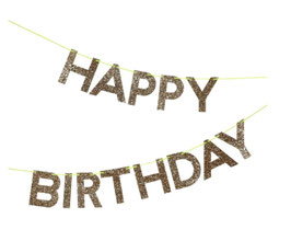 Girlande Happy Birthday