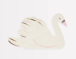 Serviette Schwan