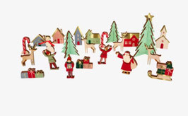 Adventskalender Wooden Marching