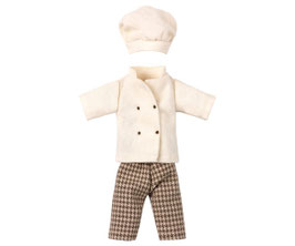 Kleid für Chef Mouse mit Hahnentrittmuster