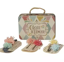 Schmuckbox Harlequin mit 3 Haarschmuck
