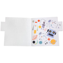 Robot Stickers & Sketch Book (NEU)