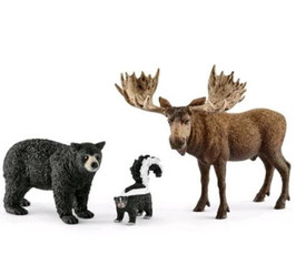 Schleich Set Waldbewohner Nordamerika