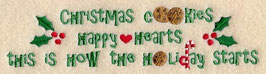 Christmas Cookies, Happy Hearts