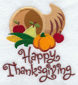 Happy Thanksgiving with Cornucopia