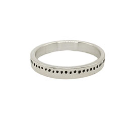 Bague "point par point" - Argent