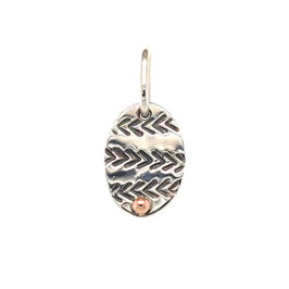 Pendentif "Indien" - Argent & Or Rouge