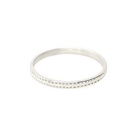 Anneau "petits pas" - Argent