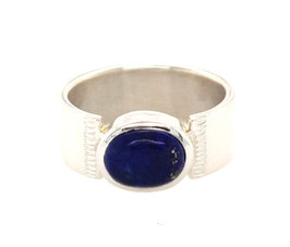 Bague "Sceau" - Lapis Lazuli- Argent