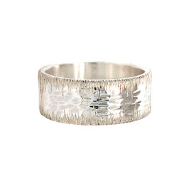 Bague "Montagnes" - L - Argent