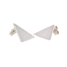 Boucles d'oreilles "Tulle" - Triangle 1/2 Kré