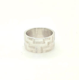 Anneau  "Aztèque" - XL - Argent