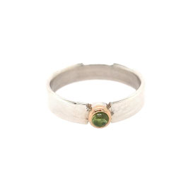 Bague "Acidulé" - Péridot - Argent & Or