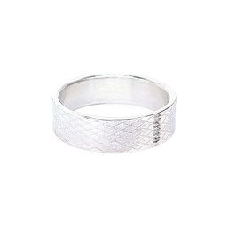 Anneau "tulle" - M - Argent