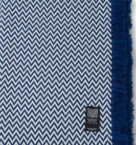 The Blue Bunad Blanket by Fram Oslo in 100% Pure New Wool