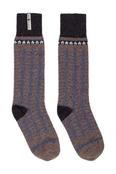 Ekshärad Brun Merino Wool Socks by Öjbro